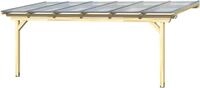 Skanholz Terrassendach Ancona, BxT: 648x400 cm, Bedachung Doppelstegplatten,...