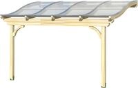 Skanholz Terrassendach Verona, BxT: 434x239 cm, Bedachung Doppelstegplatten,...