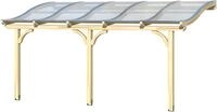 Skanholz Terrassendach Venezia, BxT: 541x239 cm, Bedachung Doppelstegplatten,