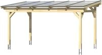 Skanholz Terrassendach Sanremo, BxT: 541x350 cm, Bedachung Doppelstegplatten,