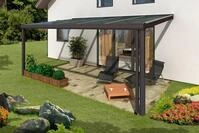 Skanholz Terrassendach Modena, BxT: 541x307 cm, 541 cm Breite, verschiedene Tiefe