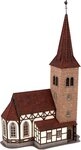 NOCH Modelleisenbahn-Geb&auml;ude Bausatz Kirche mit Glockenl&auml;uten und Micro-Sound...