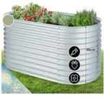 blumfeldt Blumentopf High Grow, Hochbeet Metall Balkon Pflanzkasten Pflanzk&uuml;bel