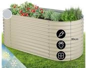 blumfeldt Blumentopf High Grow, Hochbeet Metall Balkon Pflanzkasten Pflanzk&uuml;bel