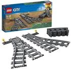 LEGO&reg; Switch Tracks (60238), LEGO City Konstruktionsspielsteine, (6 St), Made...