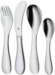 WMF Kinderbesteck Knuddel (4-tlg), 1 Personen, Cromargan&reg; Edelstahl Rostfrei 18/10,