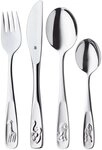 WMF Kinderbesteck Tiere (4-tlg), 1 Personen, Cromargan&reg; Edelstahl Rostfrei...