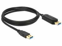 Delock 83647 USB-Kabel, (150 cm), SuperSpeed, 5 Gbps, Data Link, KM Switch, USB...