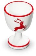Gmundner Keramik Becher Gmundner Keramik Rubinroter Hirsch, Eierbecher (H: 7,5cm)