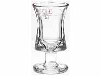 van Well Schnapsglas Rittmeister Rotring, Glas, 0,2 L, geeicht,