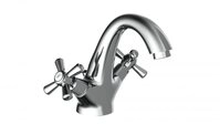 Eisl Waschtischarmatur NOSTALGIE II Zweigriff Waschbeckenarmatur, Wasserhahn Bad im