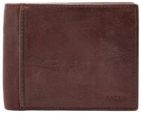 Fossil Geldb&ouml;rse Large Coin Pocket, aus echtem Leder mit RFID-Blocker Schutz...