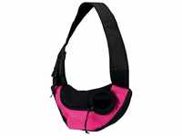 TRIXIE Tiertransporttasche Fronttasche Sling pink/schwarz für Hunde