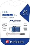 Verbatim VERBATIM USB 3.0 OTG Stick Typ A-C, Dual Drive, 32 GB USB-Stick