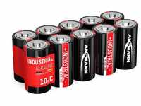 ANSMANN AG 10x Industrial Batterie Baby C 1,5V - LR14 Alkaline (10 Stück)...