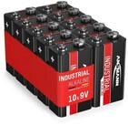 ANSMANN AG ANSMANN 9V-Blockbatterie, INDUSTRIAL, Alkaline, 10 Batterie