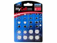HyCell 24x Knopfzellen-Sparset / verschiedene Größen Knopfzelle