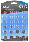 HyCell 24x Knopfzellen-Sparset / verschiedene Gr&ouml;&szlig;en Knopfzelle