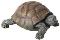 BOLTZE Tierfigur Slomo Schildkr&ouml;te, aus Kunstharz, Braun, 34 x 25 x 14 cm, f&uuml;r