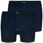 G&Ouml;TZBURG Trunk Boxershorts (2-St) mit Eingriff mit Knopfleiste blau 3XL