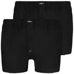 G&Ouml;TZBURG Trunk Boxershorts (2-St) mit Eingriff mit Knopfleiste schwarz 3XL