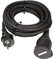 LogiLink Schutzkontakt Verl&auml;ngerungskabel Outdoor mit Schutzklappe LPS102