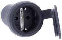 as - Schwabe AS Schwabe 60419 Schutzkontaktkupplung 230 V Schwarz IP44
