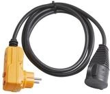 Brennenstuhl Schutzadapterkabel FI IP44 2m schwarz H07RN-F 3G1,5...