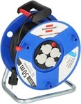 Brennenstuhl Garant Kabeltrommel 50 m H05VV-F 3G1,5 Stromkabel, Typ F (Schuko), (5000