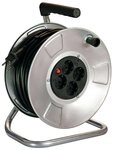 as - Schwabe Kabeltrommel (Kabell&auml;nge 50 m), Metall 50m, IP20, H05RR-F3G1,5
