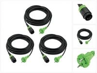 FESTOOL 3 x Plug it Kabel H 05 RN-F 2x1 4m 240 V (499851) Kabeltrommel