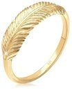 Elli Fingerring Silberring Feder 925 Sterling Silber
