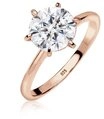 Elli Verlobungsring Verlobungsring Wei&szlig; 925 Silber, mit Kristallen von Swarovski&reg;