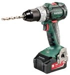 metabo Akku-Schlagbohrschrauber SB 18 LT BL, 18 V, Schlagbohrmaschine 2 x 4 Ah...