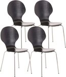 CLP Besucherstuhl Diego (4er Set, 4 St), stapelbar