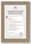 Walther Design Bilderrahmen Holzrahmen Home Zwischenformate beige|braun 21x29,7...