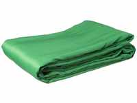 BRESSER Hintergrundtuch BR-8P Polyester-Hintergrundstoff 3 x 6m Chromakey grün