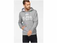 Alpha Industries Kapuzensweatshirt, grau