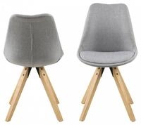 ACTONA GROUP Esszimmerstuhl Dian (Set, 2 St), Organisch geformter Sitz mit Kissen.
