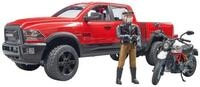 Bruder&reg; Spielzeug-Auto RAM 2500 Power Wagon mit Scrambler Ducati Desert S