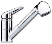 FRANKE K&uuml;chenarmatur Novara Plus Auszugsbrause Niederdruck Chrom