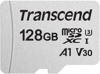 Transcend Transcen microSDXC-Karte 128GB TS128GUSD300S-A Speicherkarte (inkl.