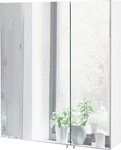 Schildmeyer Spiegelschrank Basic Breite 60 cm, 2-t&uuml;rig, Glaseinlegeb&ouml;den, Made in