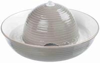 TRIXIE Trinkbrunnen Trinkbrunnen Vital Flow - grau/wei&szlig; - 1,5 l/&oslash; 28 &times; 12 cm