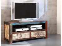 expendio Lowboard Punjab 130x60x55 Akazie Metall TV-Möbel TV-Schrank Used Look