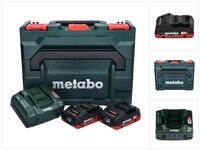 metabo Basis Set LIHD + 2x Akku 4,0 Ah + Ladeger&auml;t + metaBOX (685130000) Akkupacks