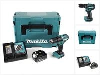 Makita Akku-Schlagbohrschrauber DHP 483 RT1J Akku Schlagbohrschrauber 18V 40Nm...