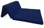 Klappmatratze Klappmatratze G&auml;stebett Faltmatratze Campix, 120x195cm, Dunkelblau,