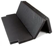 Mayaadi Home Autobett Schlafauflage VW T5 T6 California Beach Schwarz 190x150x8 cm