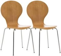 CLP Besucherstuhl Diego (2er Set, 2 St), stapelbar